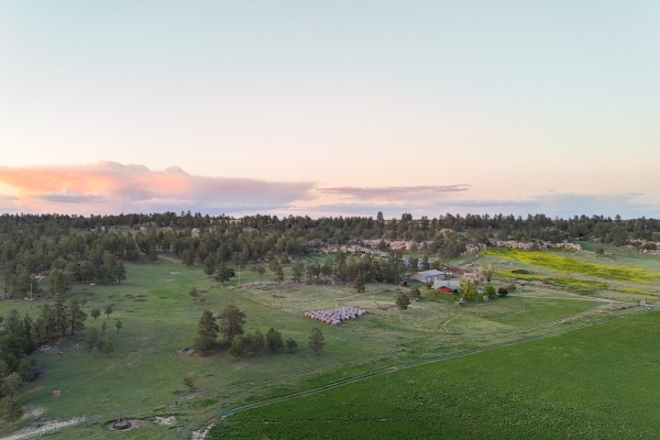 Map of Buffalo Creek Ranch: 1261 acres NW of Custer