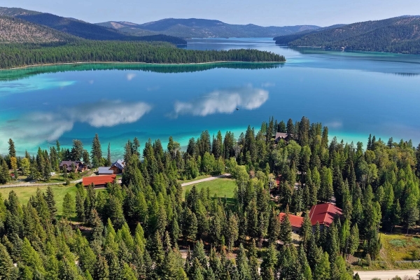 Map of Ashley Lake Mountain Estate: 768 acres NW of Kila