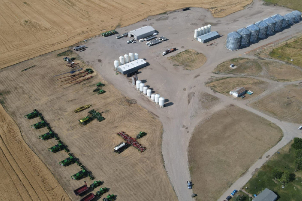 Map of Camp 4 - Auction: 11455 acres West of St. Xavier