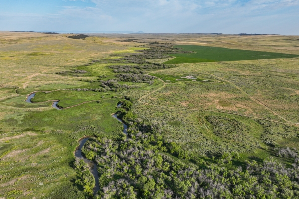 Map of Covey Rise Ranch: 1590 acres West of Winnett