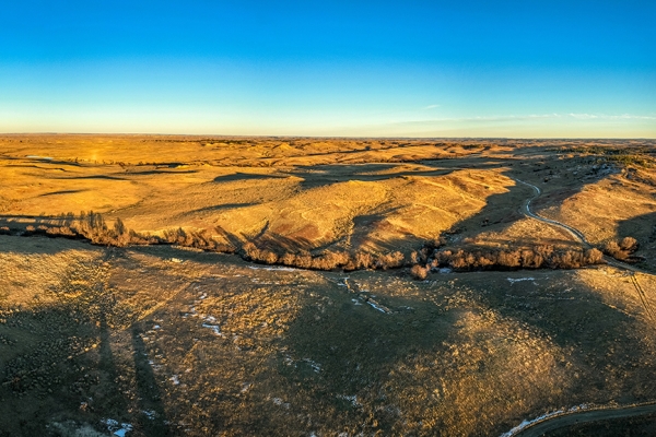 Map of Moon Creek Ranch: 16446 acres SW of Miles City