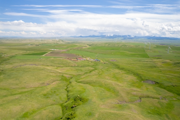 Map of Highwood Mountain Ranch: 3630 acres NW of Geyser