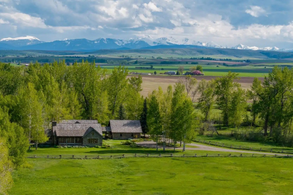 Map of River Road Ranch: 164 acres West of Bozeman