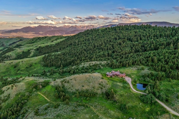 Map of Sky Band Ranch: 262 acres West of Livingston