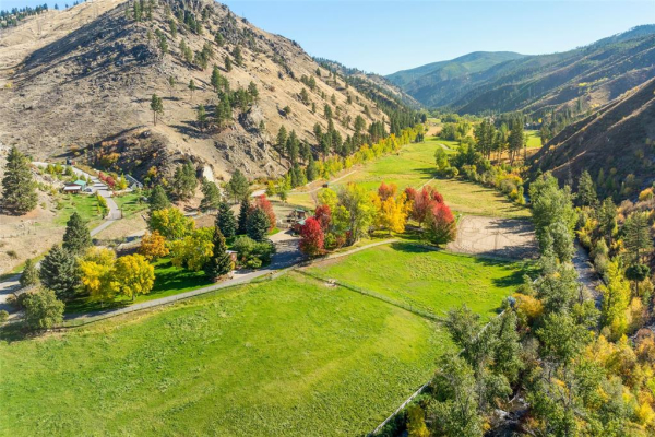 Map of Banks BB Bitterroot Ranch: 1329 acres SE of Hamilton