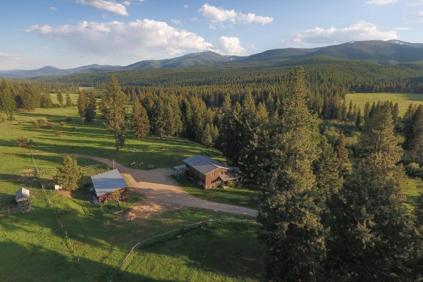 Map of Pine Creek Ranch: 606 acres NW of Huson