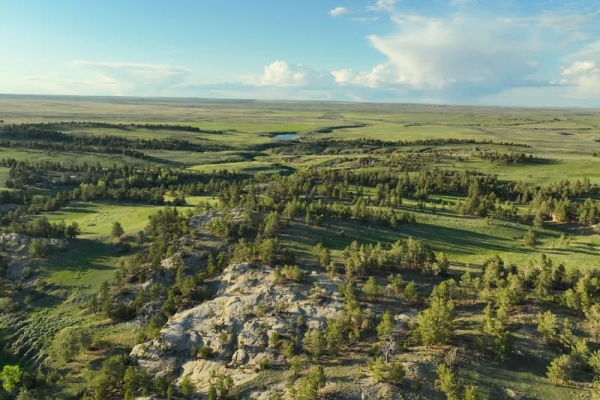 Map of Antler Ridge Elk Ranch: 2108 acres NE of Roundup