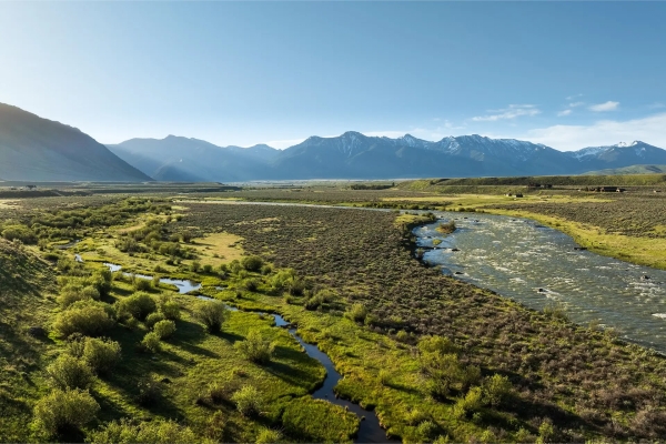 Map of Madison Spring Creek Ranch: 228 acres NW of West Yellowstone
