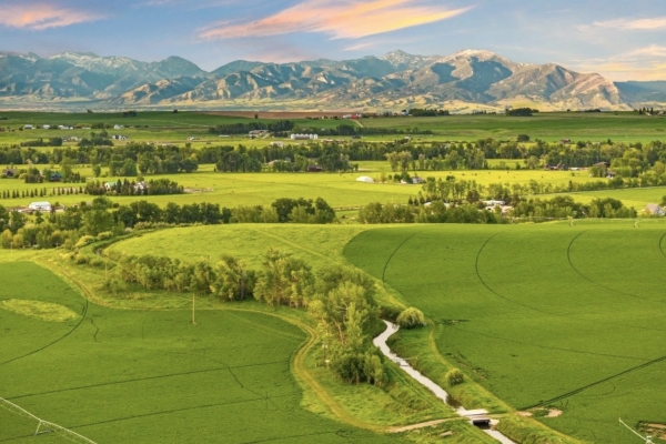 Map of Baden-Baden Ranch: 290 acres SE of Gallatin Gateway
