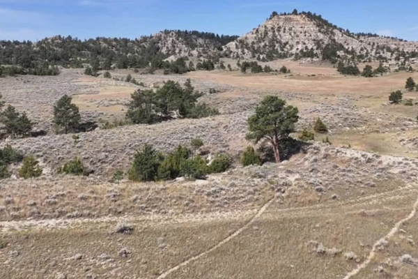 Map of Double Diamond Ranch: 8208 acres NE of Billings