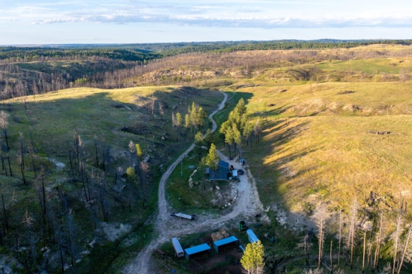 Map of End of the Road Ranch: 400 acres SE of Roundup