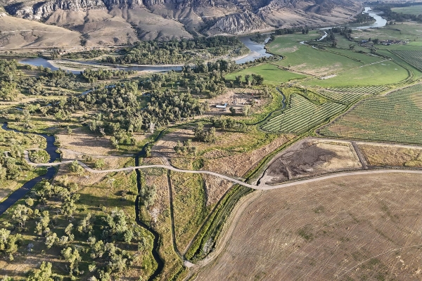 Map of Jefferson River Sporting Ranch: 423 acres SW of Three Forks