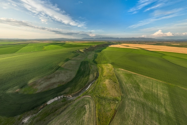 Map of Amsterdam 1,100± Acre Farm: 1084 acres SW of Amsterdam