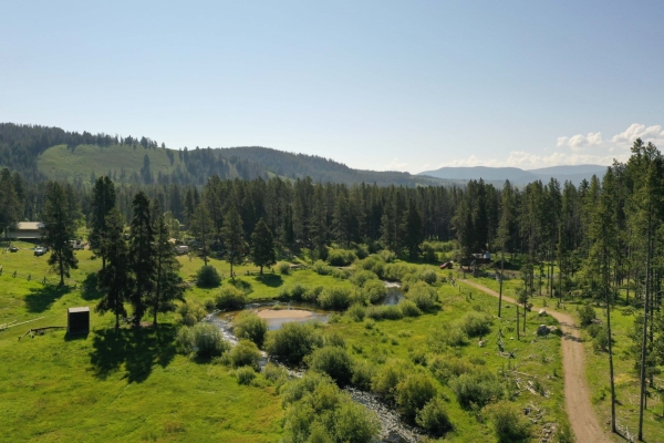 Map of La Marche Creek Ranch: 245 acres NW of Wise River