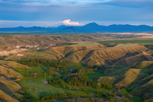 Map of Lander Crossing: 807 acres NW of Highwood