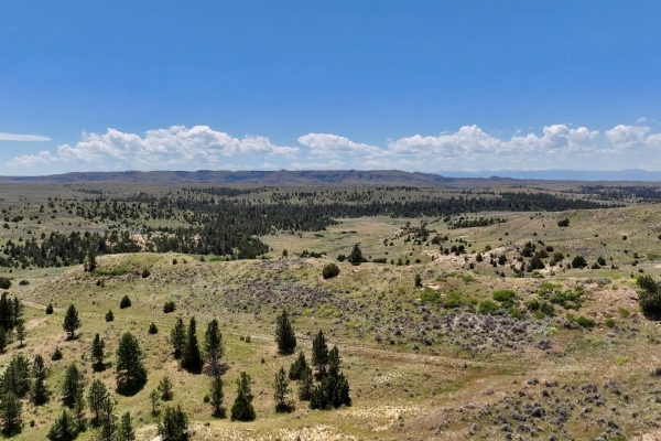 Map of South Deer Creek Ranch: 9760 acres East of Decker