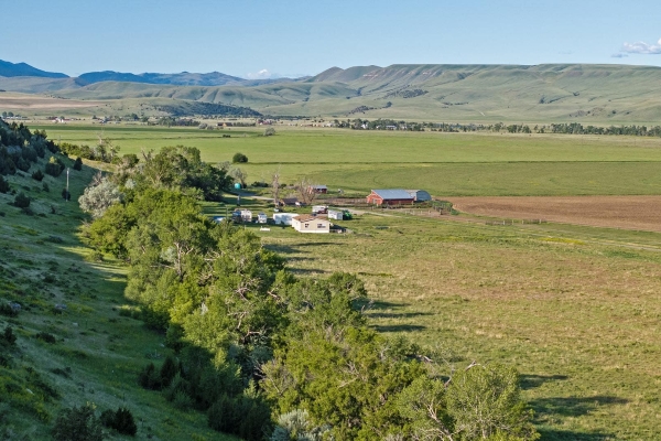 Map of Madison Valley Farm: 603 acres SE of Three Forks