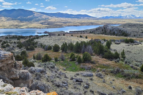 Map of Blue Water Ranch: 381 acres SE of Sheridan