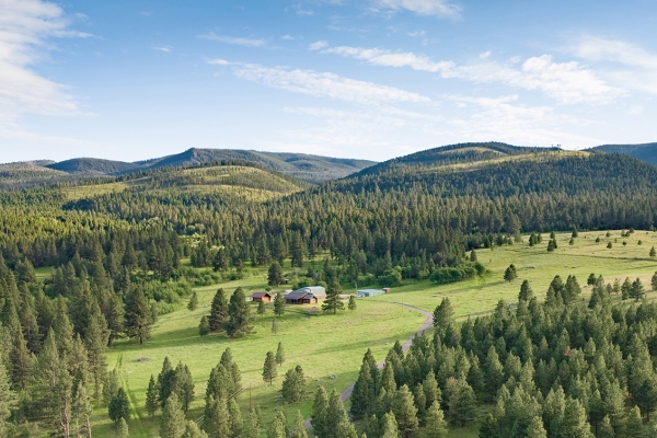 Map of Mile High Ranch: 168 acres SE of Helmville