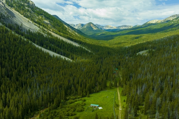 Map of Canyon Creek Guest Ranch: 321 acres West of Melrose
