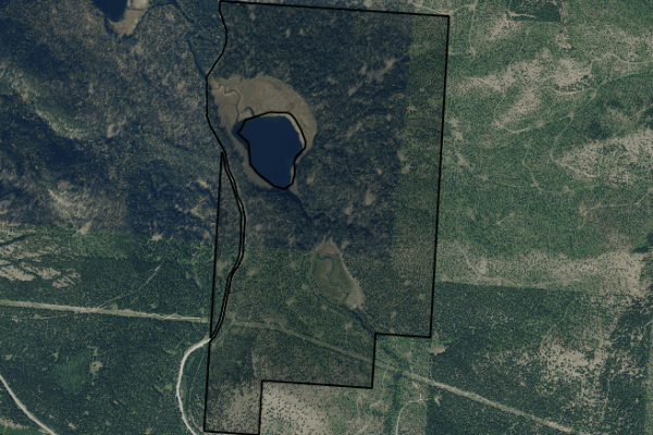 Map of Ashley Lake Road: 1080 acres West of Kila