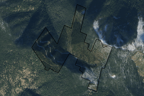 Map of Brewster Creek Road: 215 acres NW of Philipsburg