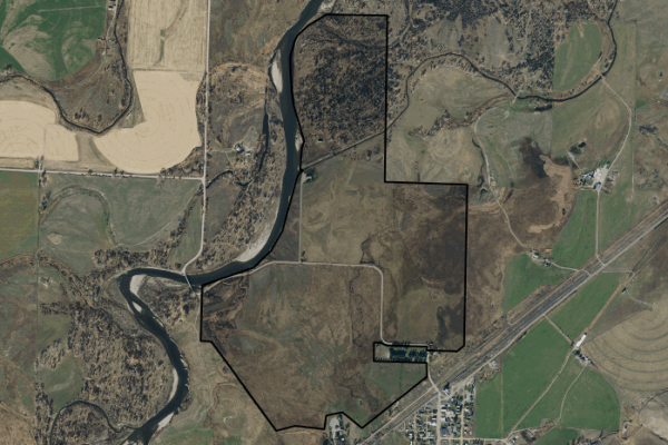 Map of Jefferson River Ranch: 369 acres North of Willow Creek