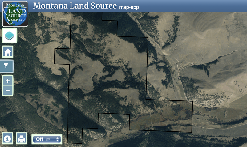 10000 Prickly Pear Road map image