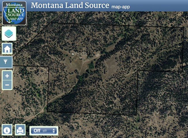 200 Acres of Hunting, Fishing, and Ranch Land map image