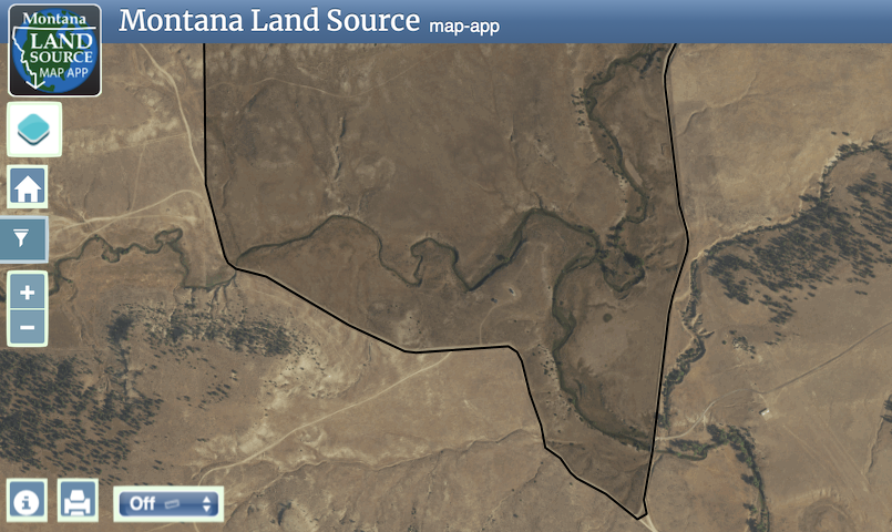 240 Acres Valley Creek map image