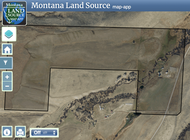 26465 Bridger Canyon Road map image