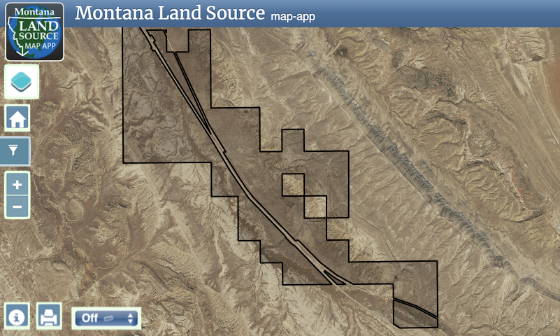 4,297 Acres Grazing Unit map image