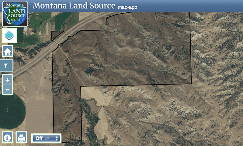4520 Custer Frontage Road map image