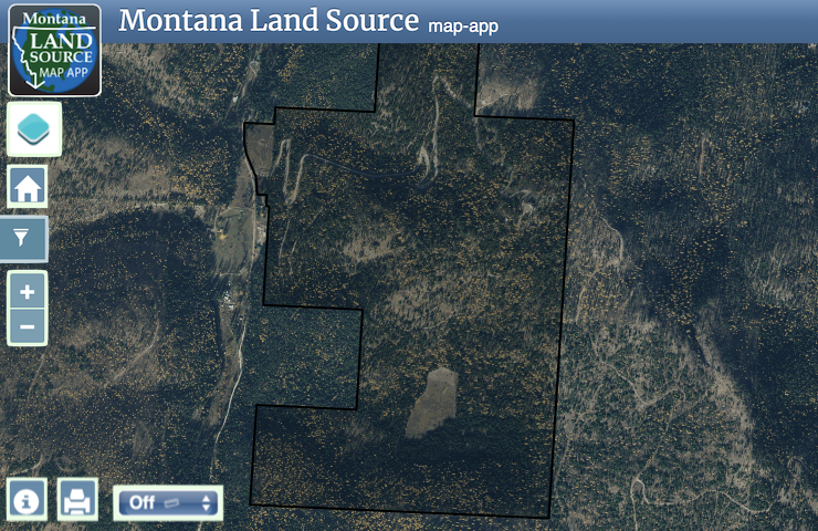 555 Patrick Creek Road map image