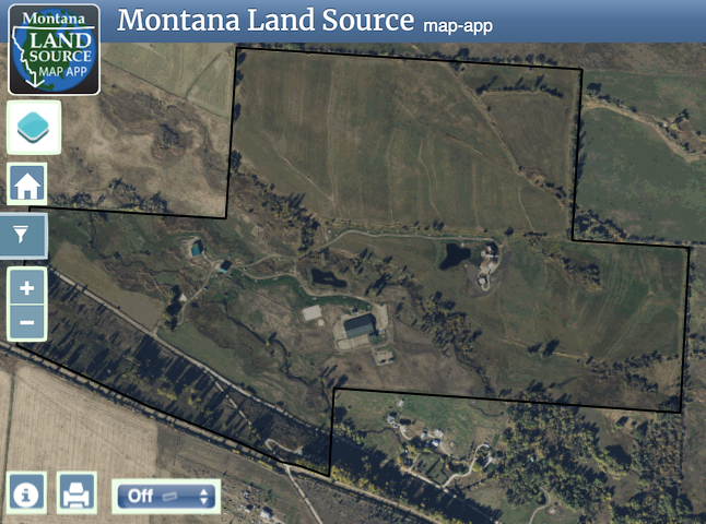 888 S Burnt Fork Rd map image