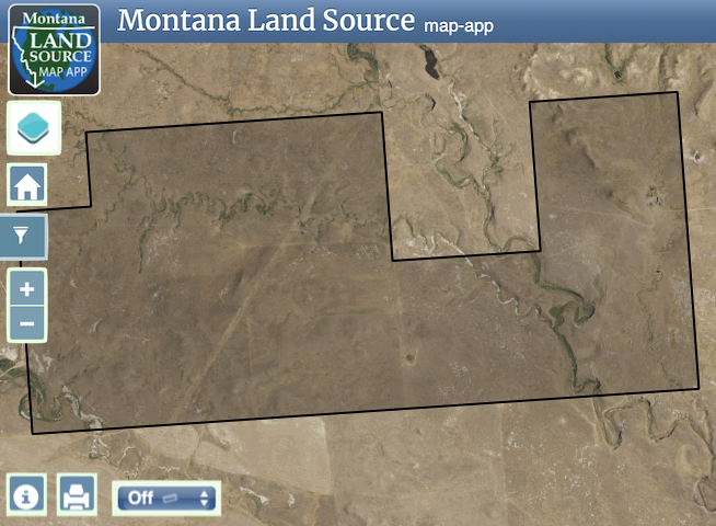 A Slice of Montana - Ranch map image