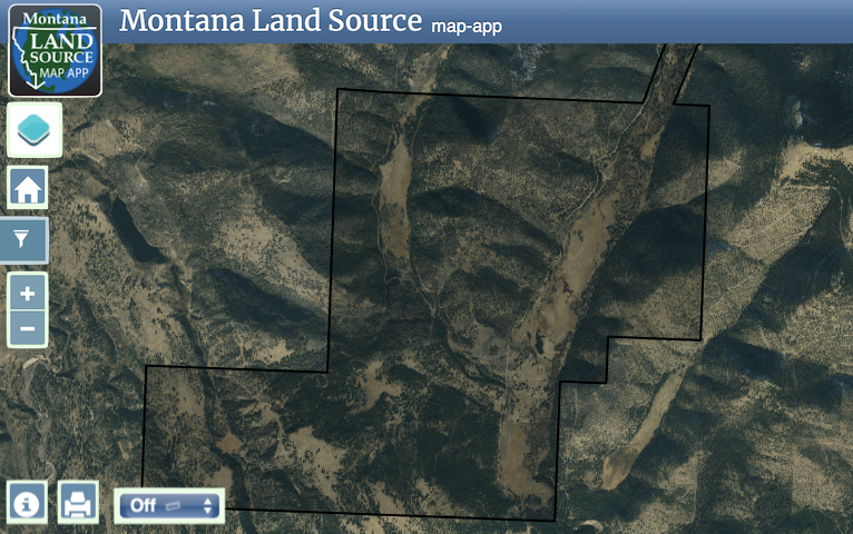 Alice Creek Ranch map image
