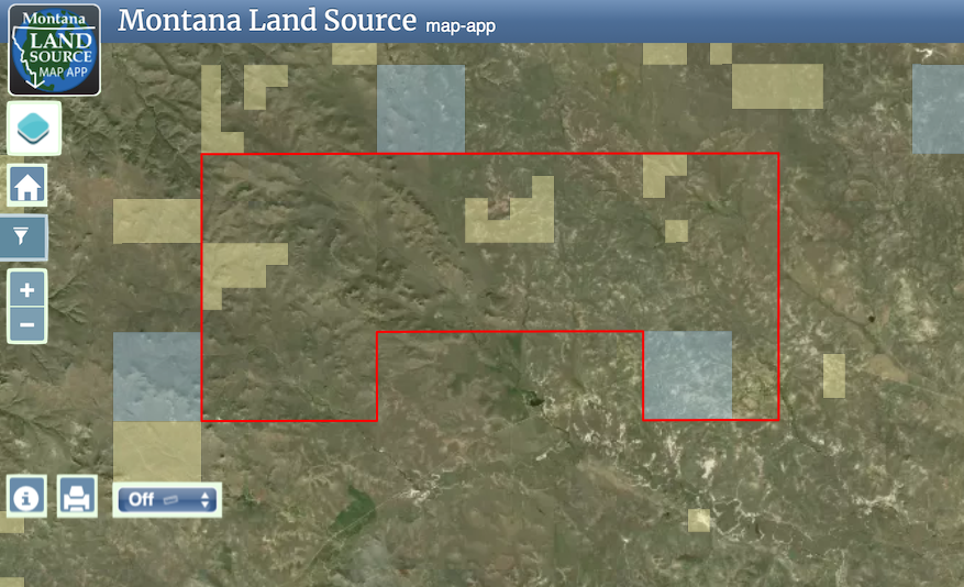 Badger Creek Ranch map image