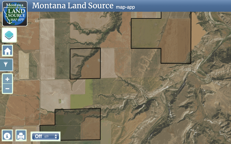 Bear Springs Bench Farm Land map image