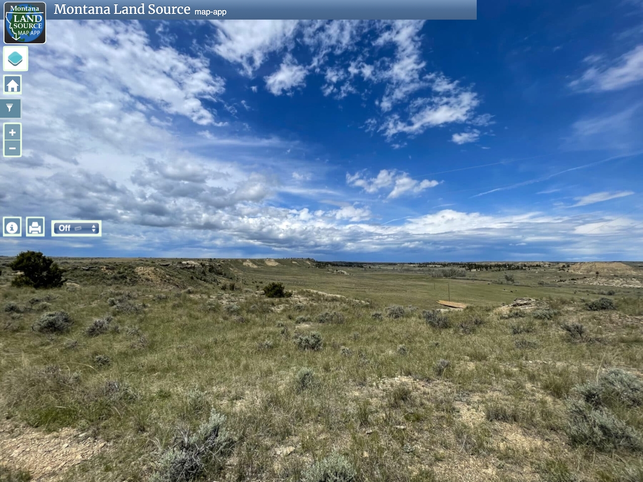 NF Ranch On The Musselshell River map image