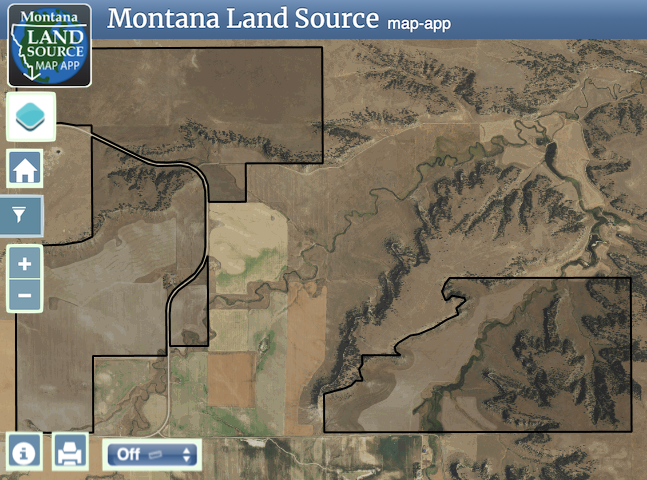 Big Coulee - 2870 map image