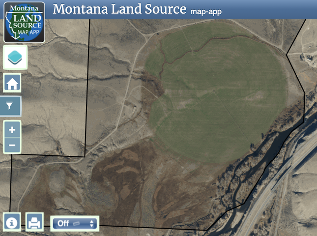 Big Hole Fishing Ranch map image