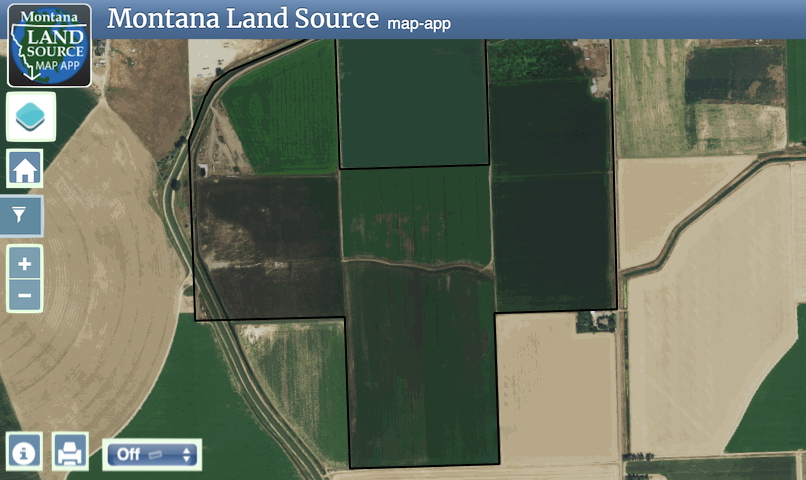 Big Horn Irrigated Farm map image