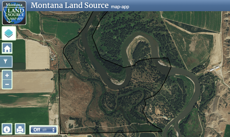 Big Horn River Ranch map image