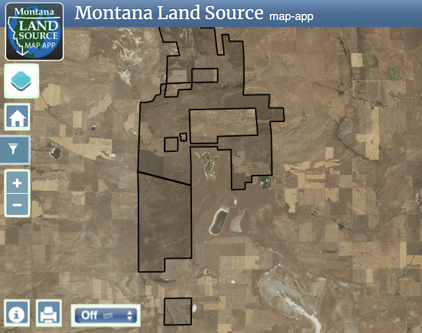 Big Sky Grasslands Ranch map image