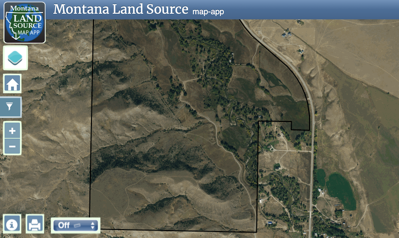 Big Timber Creek map image