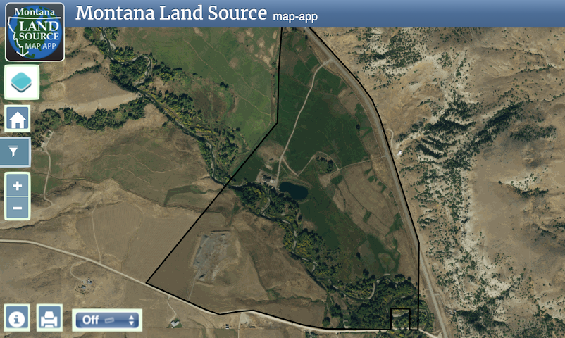 Big Timber Creek Ranch map image