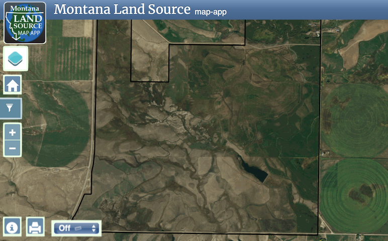 Big Timber Working Ranch - Auction map image