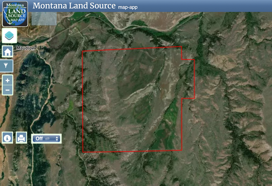 Bozeman Hunters Hideaway map image