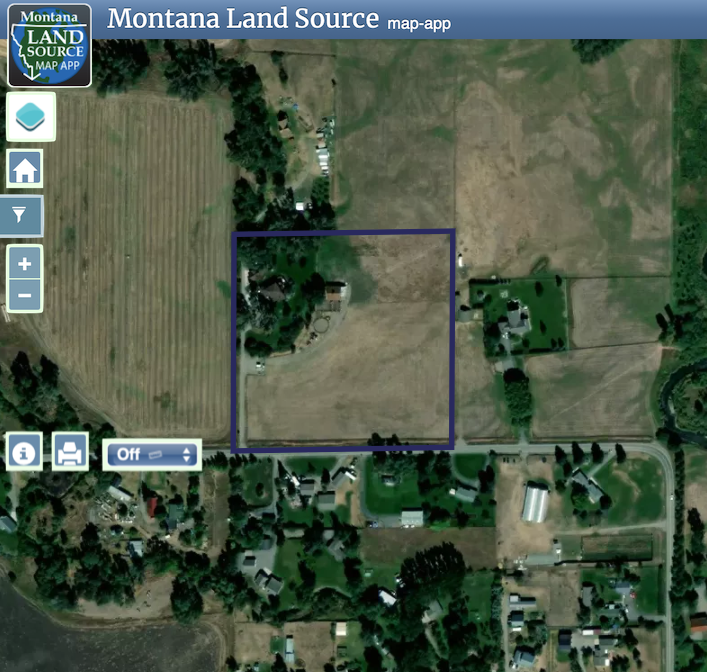 Bridger View Estate map image
